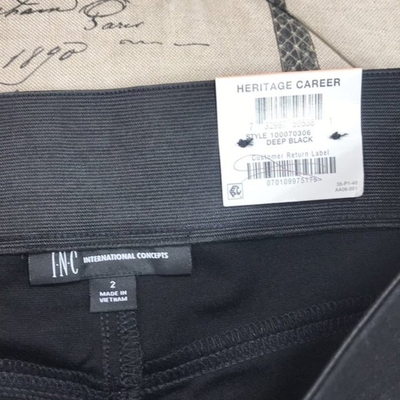 INC Pull-On Ponte-Knit Bootcut Pants - Picture 5 of 7